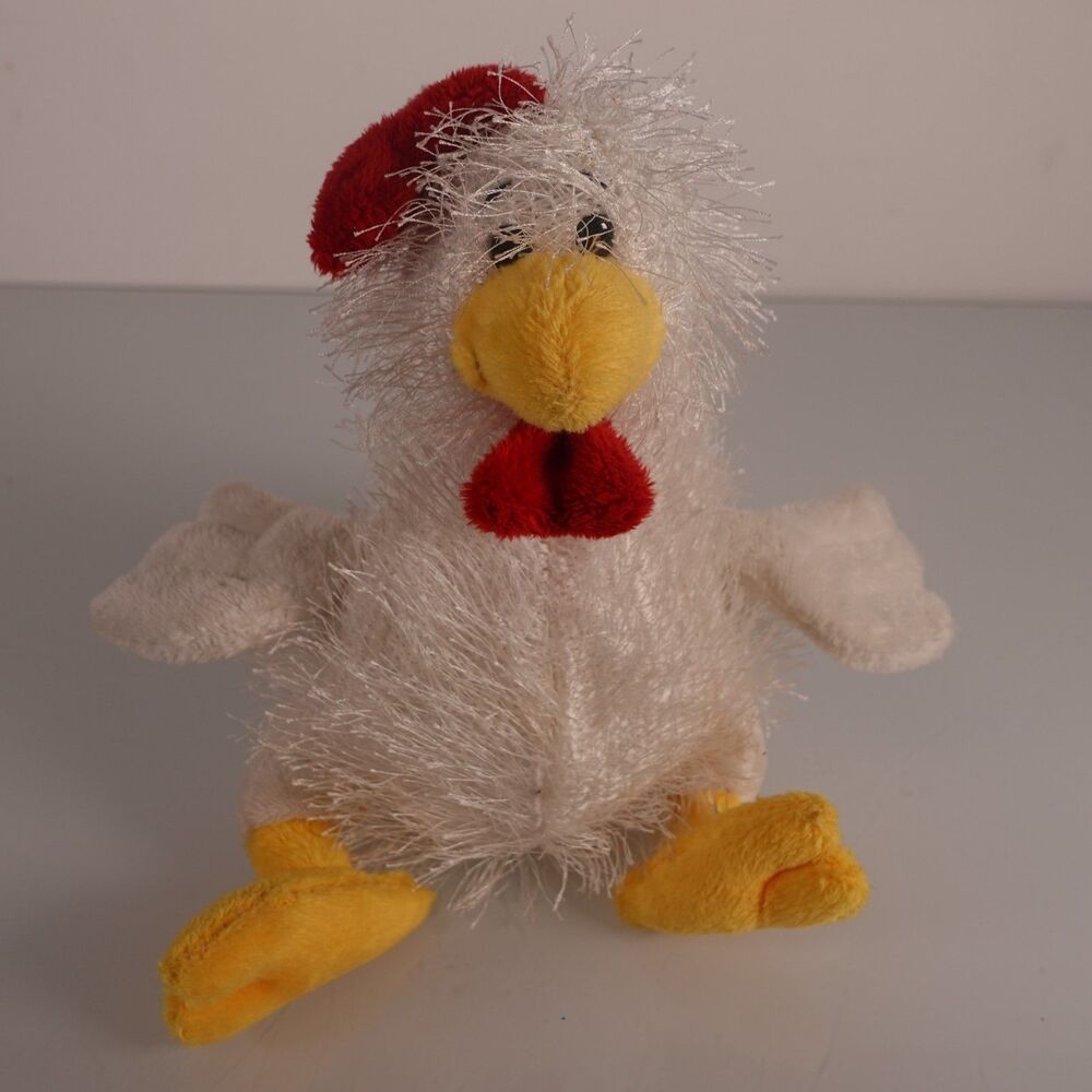 Webkinz Ganz Lil' Kinz Chicken HS205 Plush Stuffed Animal No Code Rooster Bird